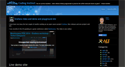 Desktop Screenshot of codinginstinct.com